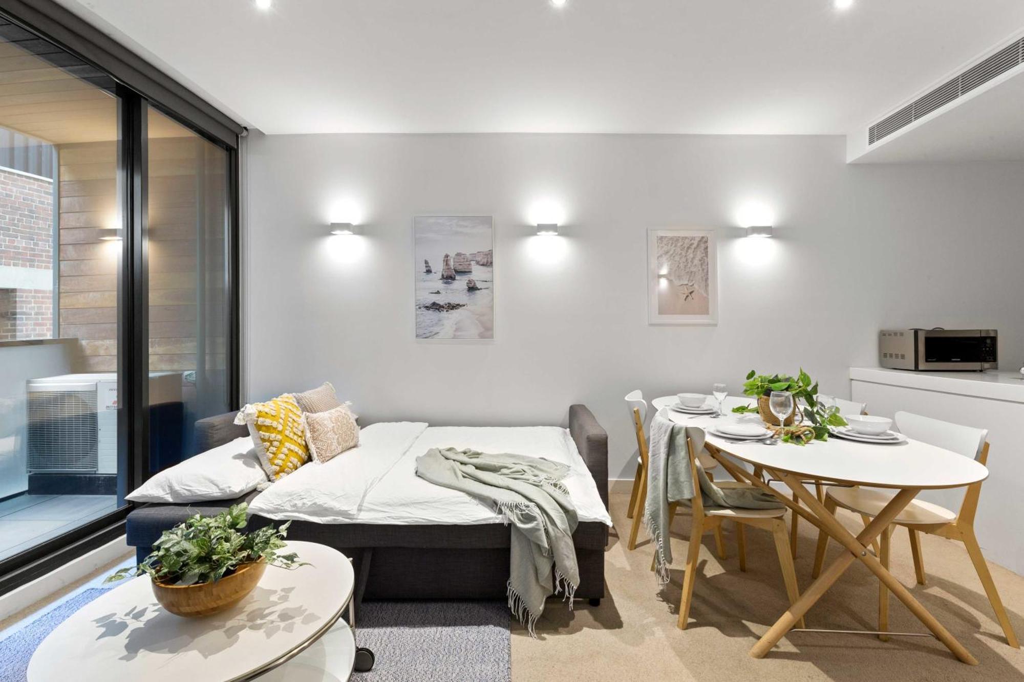 A Chic & Comfy 2Br Apt Near Federation Square Melbourne Exteriör bild