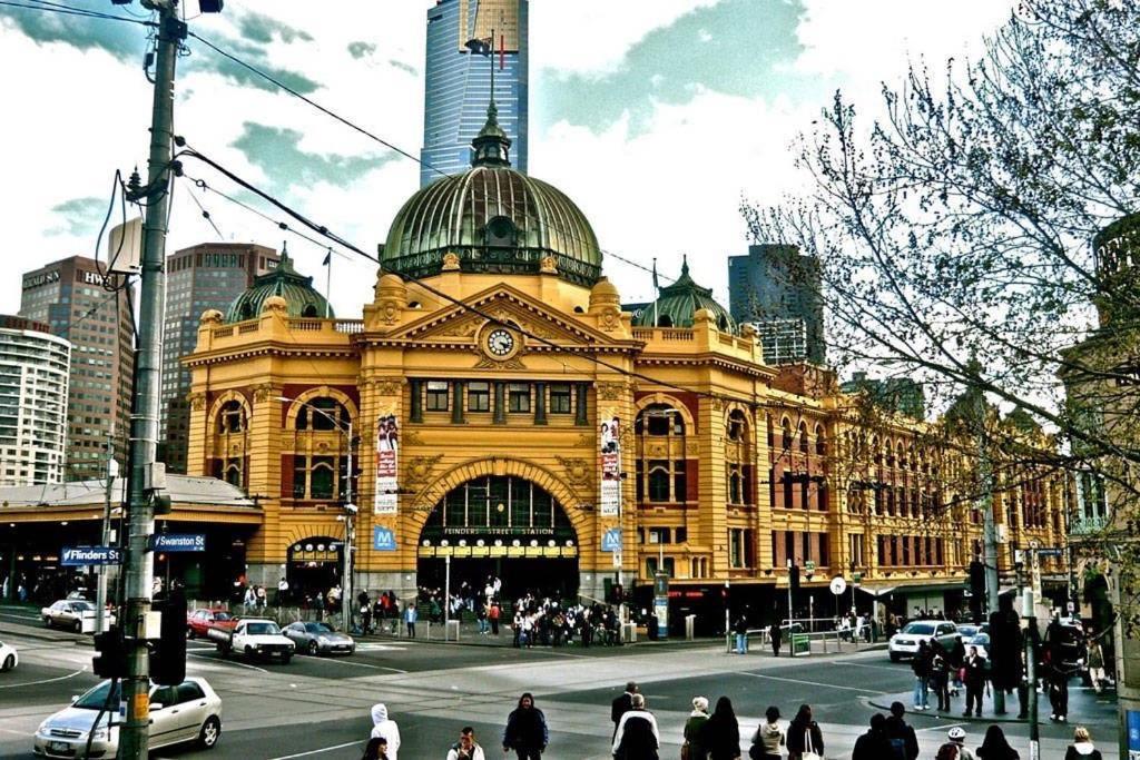 A Chic & Comfy 2Br Apt Near Federation Square Melbourne Exteriör bild
